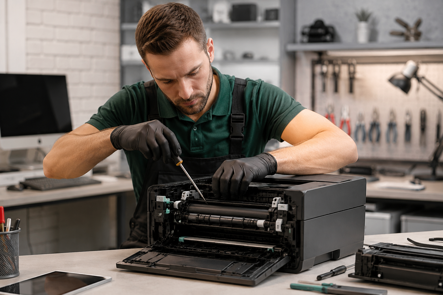 Technical service Latvia by tik.lv for printer repair, computer repair and mobile phone repair across Latvia